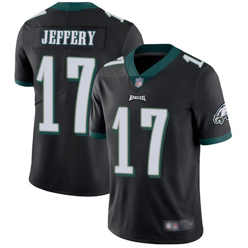 Men Philadelphia Eagles #17 Alshon Jeffery Black Alternate Vapor Untouchable NFL Jersey Limited Player Football->philadelphia eagles->NFL Jersey